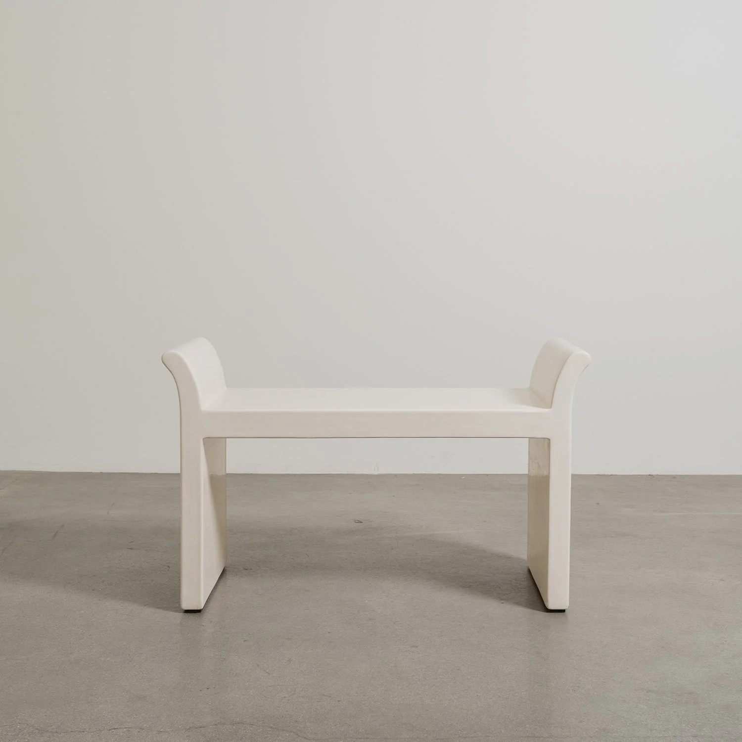 Large Vanity Seat | Cream Lacquer