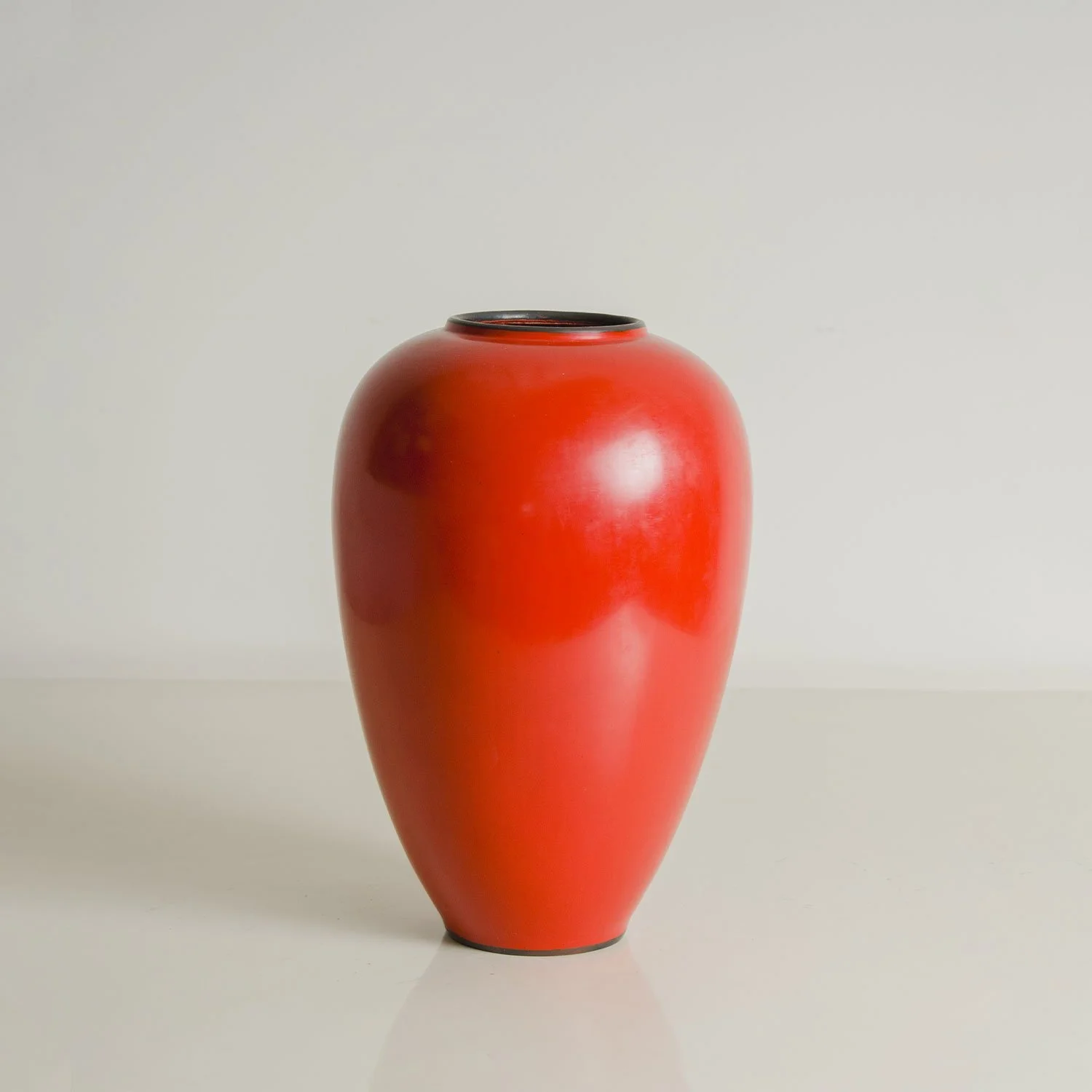 Baluster Vase | Red Lacquer