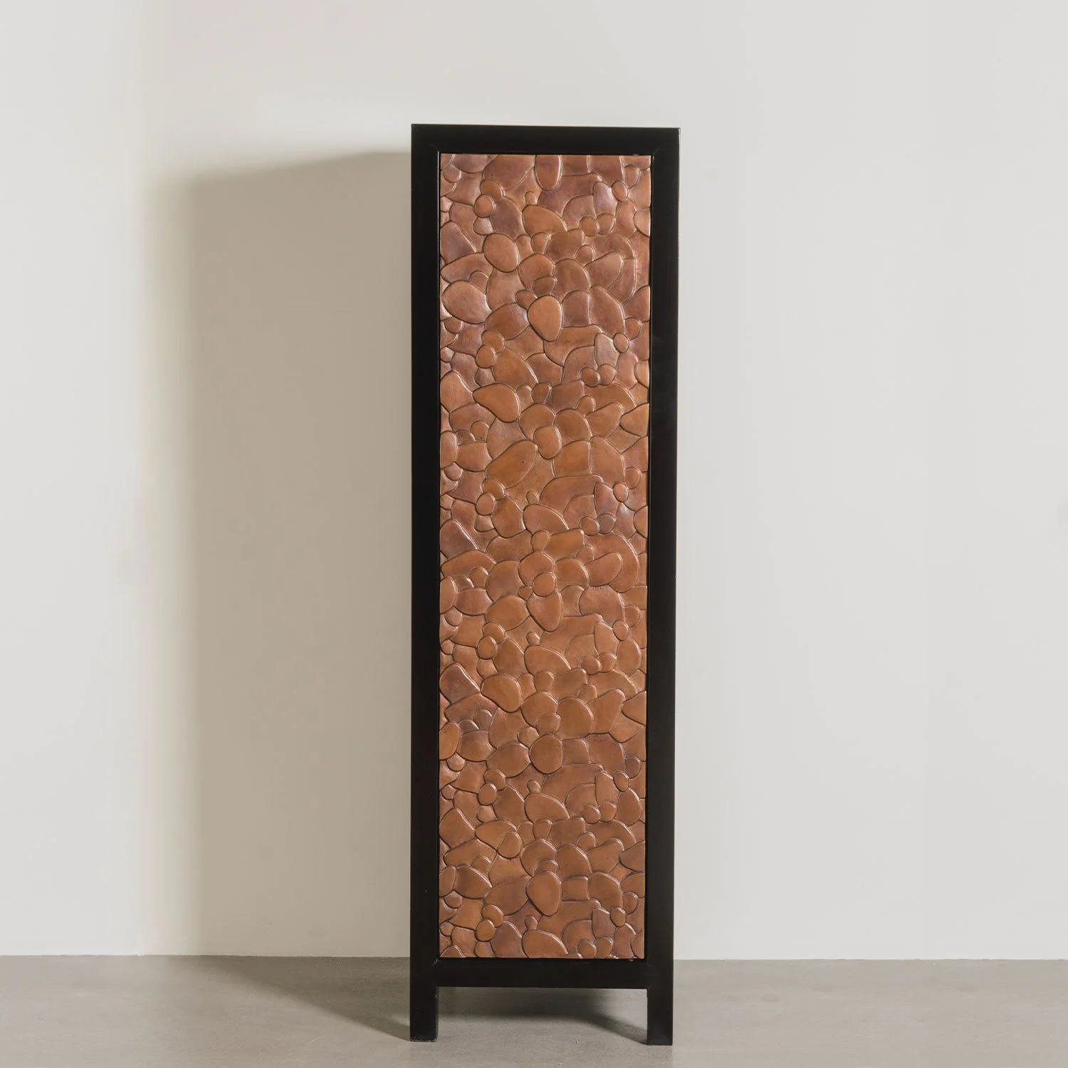 Isola Design Narrow Cabinet | Antique Copper