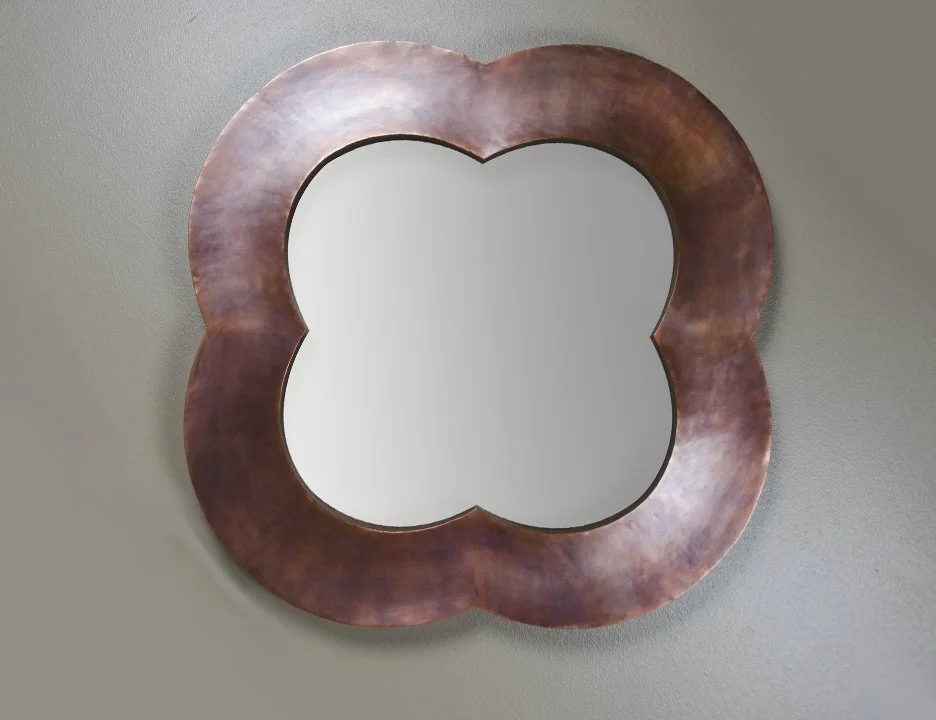 Quatrefoil Mirror | Antique Copper