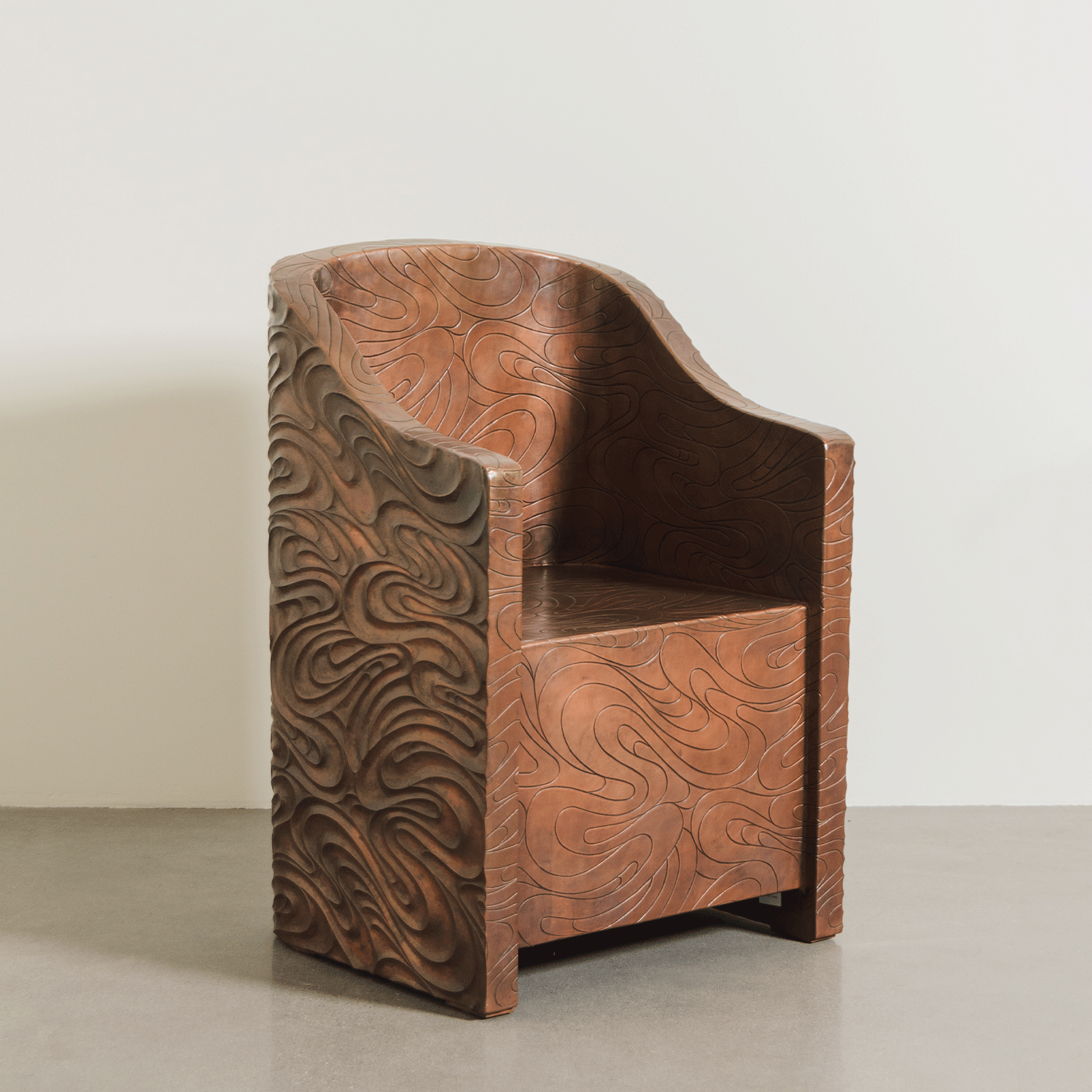Fei Tian Wen Chair | Antique Copper
