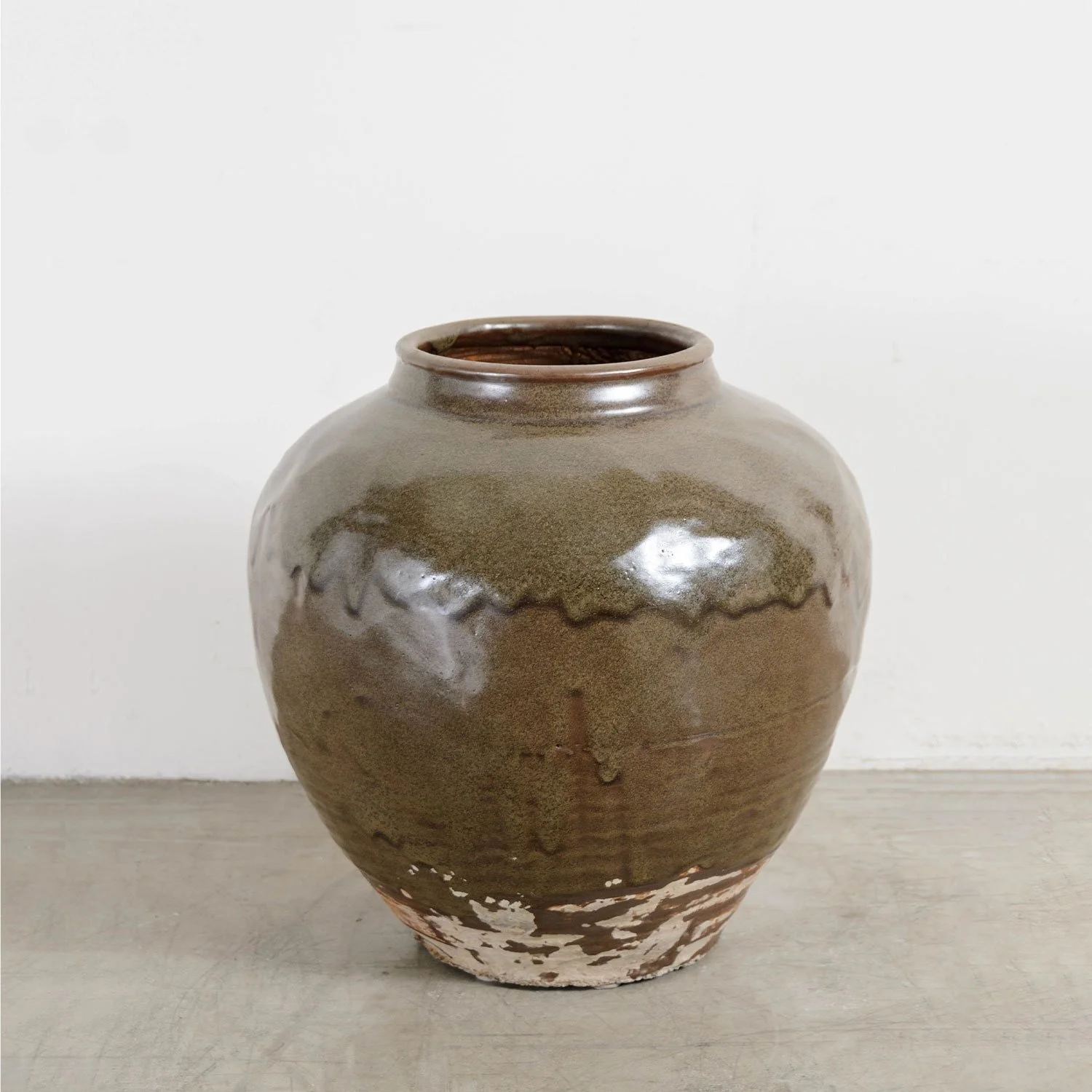 Bamboo Shaven Jar | Tea Glaze