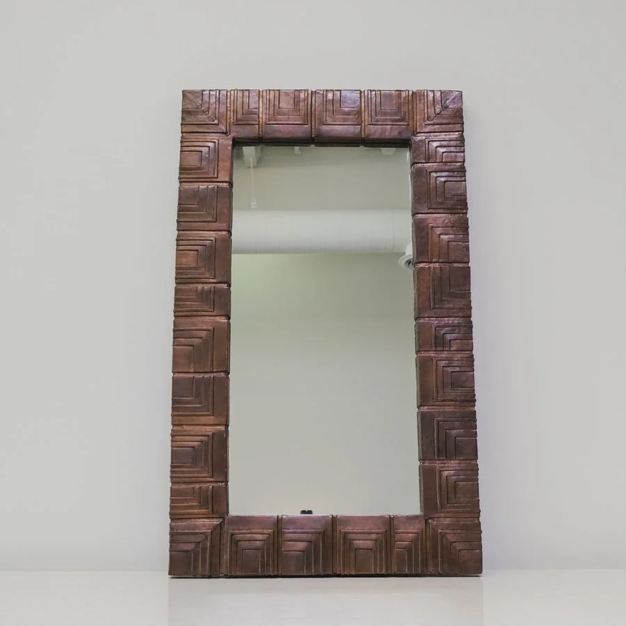 Tessa Mirror | Antique Copper