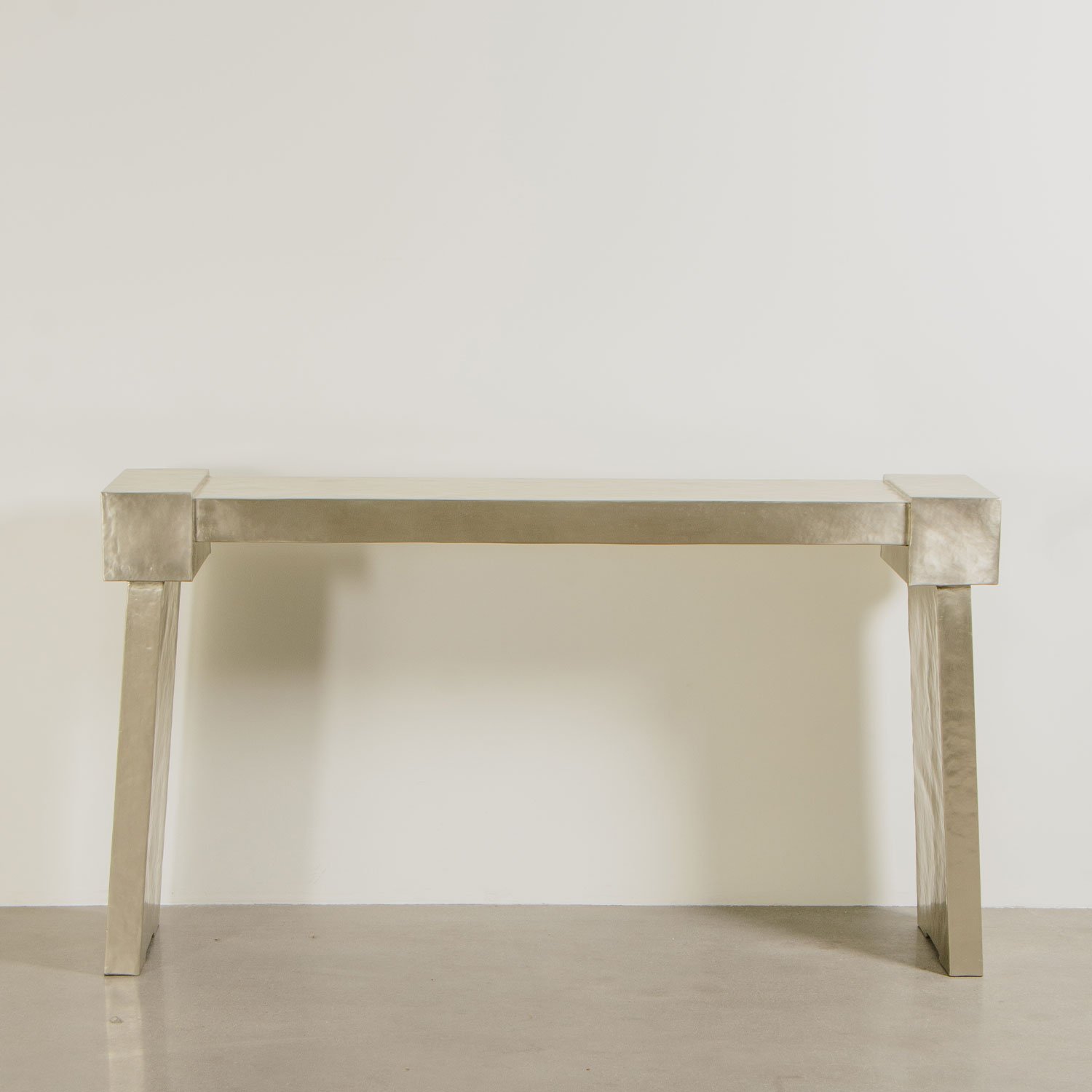 Ching Console | White Bronze
