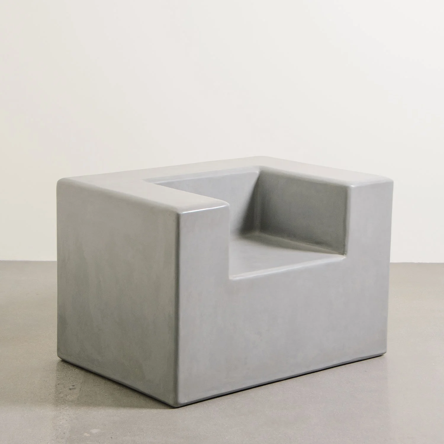 Arm Rest Chair | Grey Lacquer