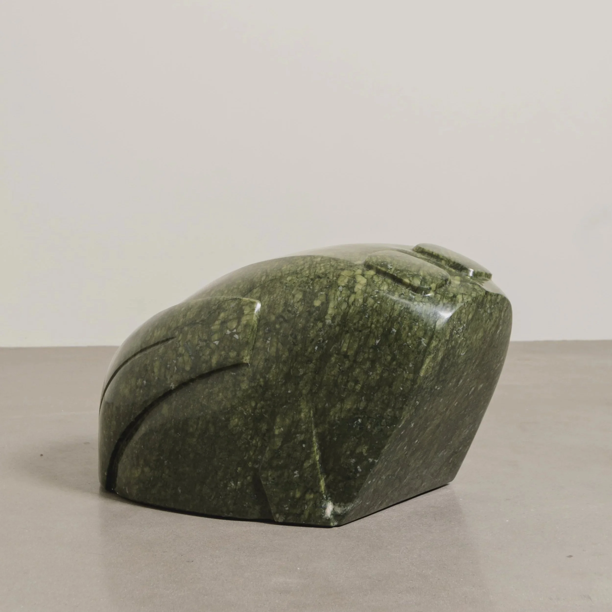 Shang Design Carved Frog | Jade