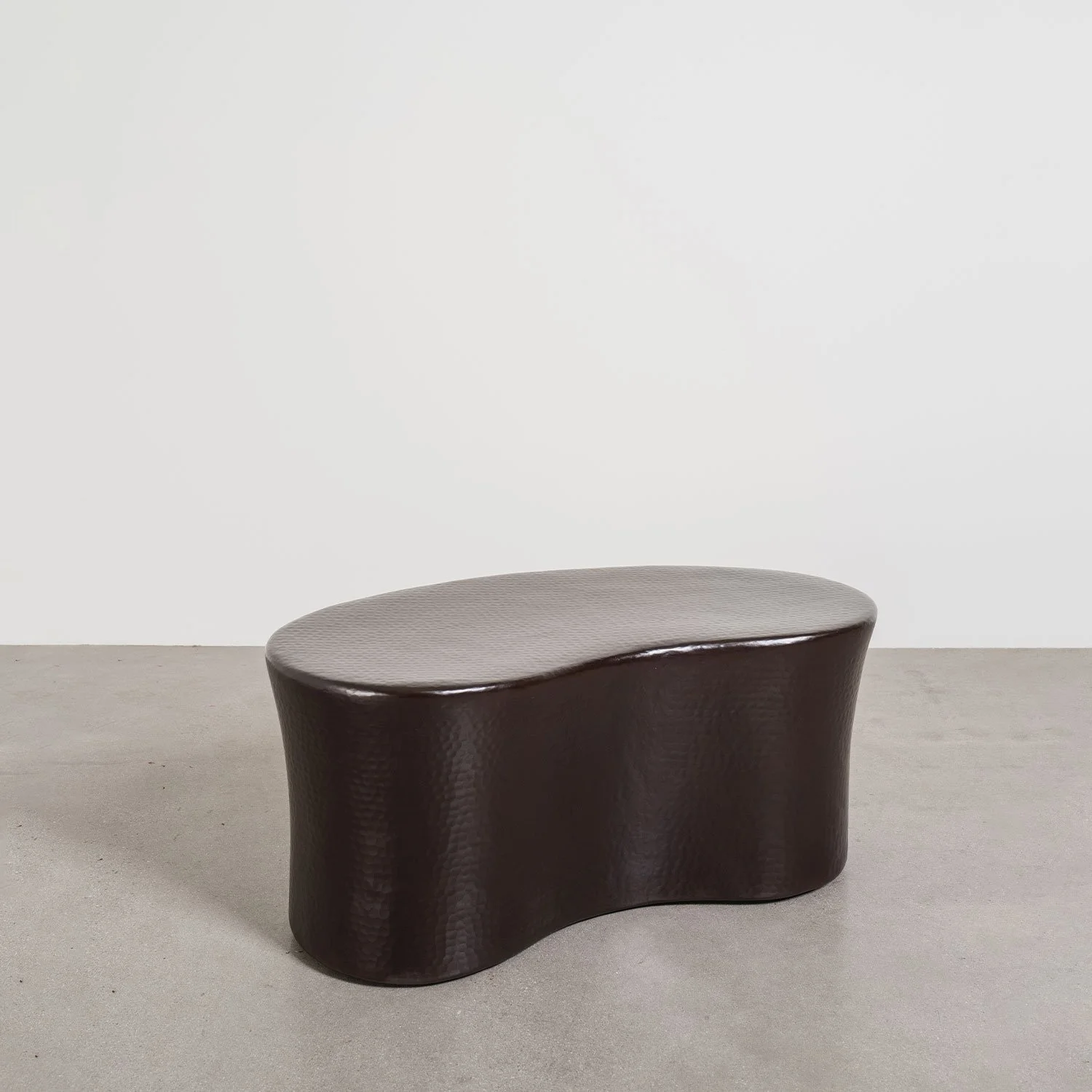 Bean Shape Bench | Antique Copper