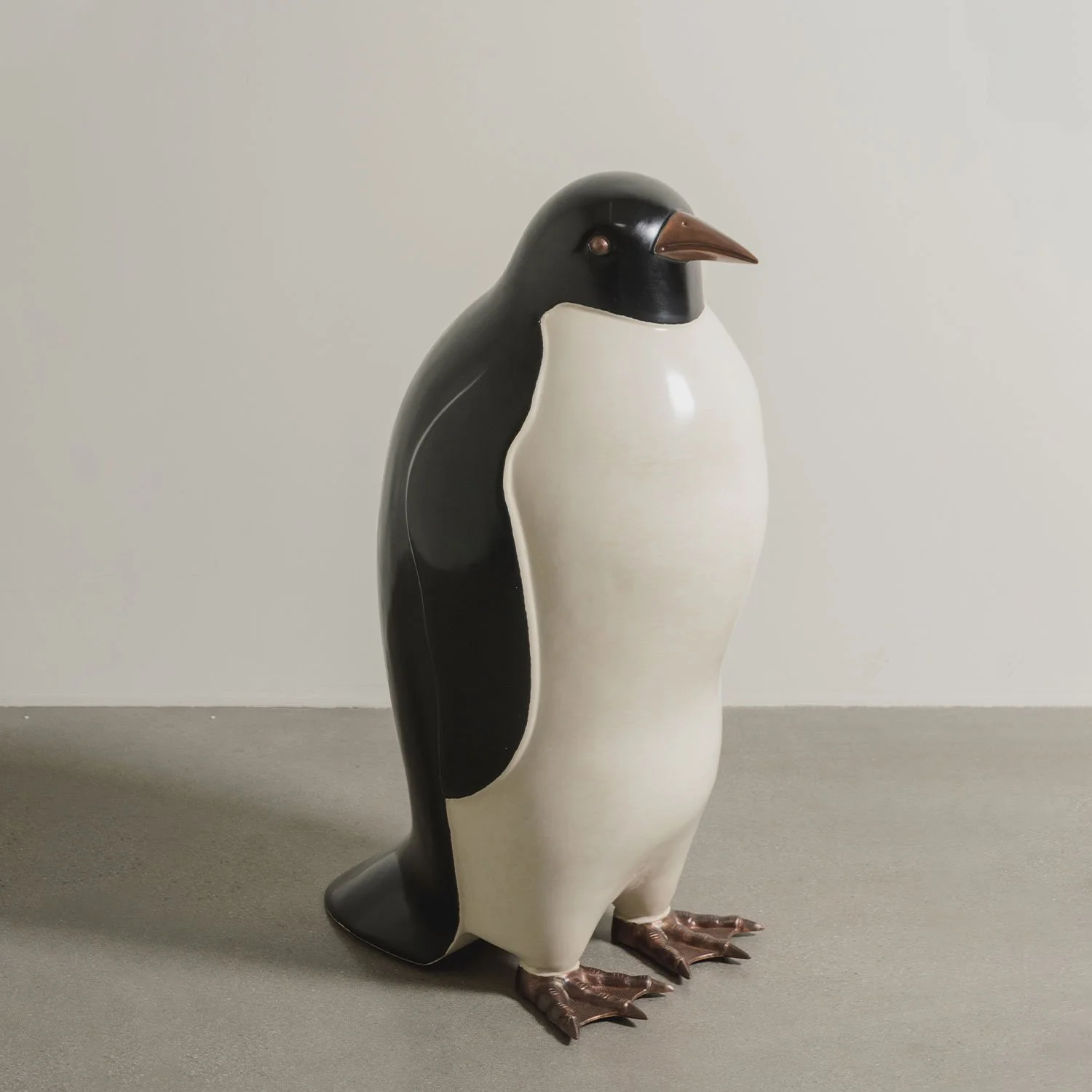 Penguin | Black and Cream Lacquer