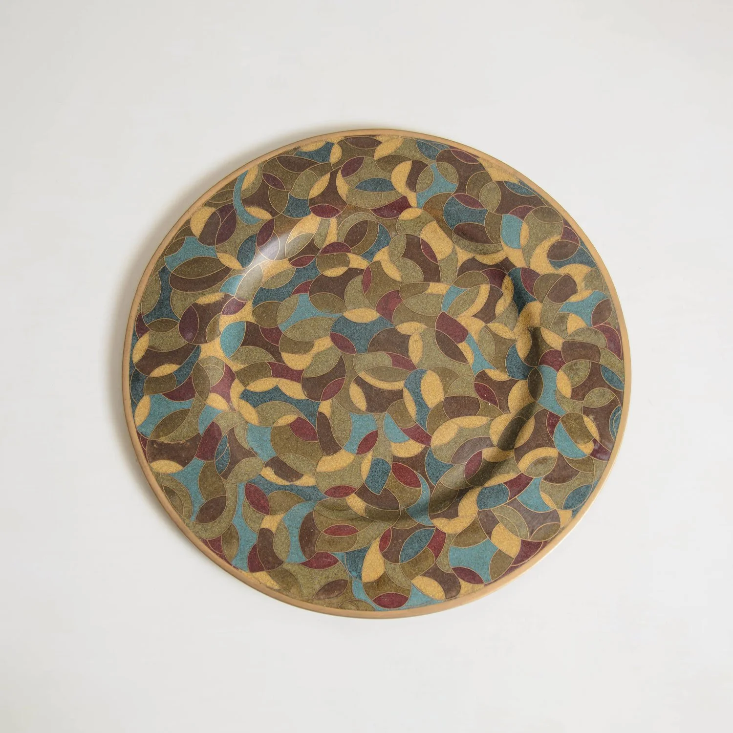 Fan Design Charger | Green/Mustard