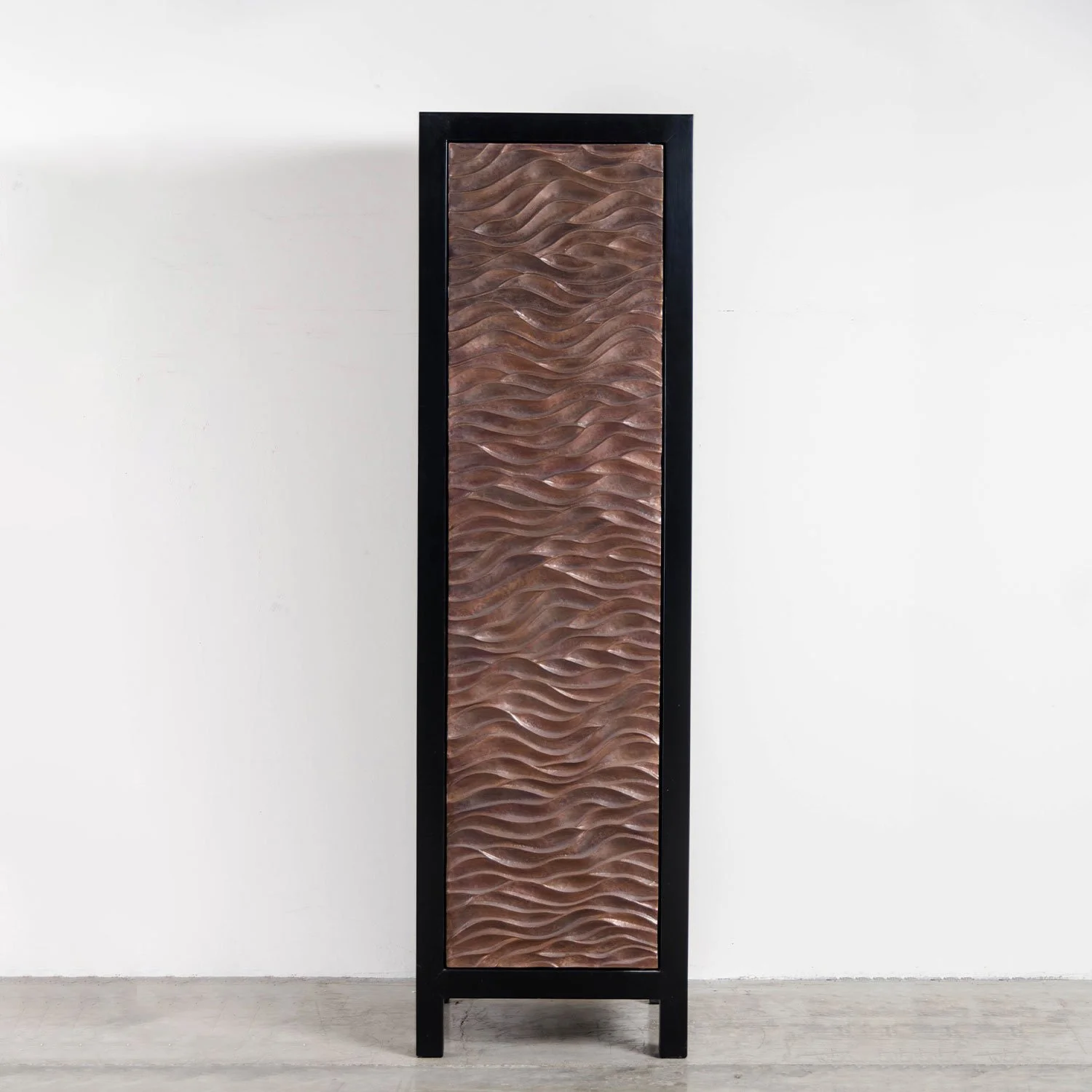 Gobi Design Narrow Cabinet | Antique Copper