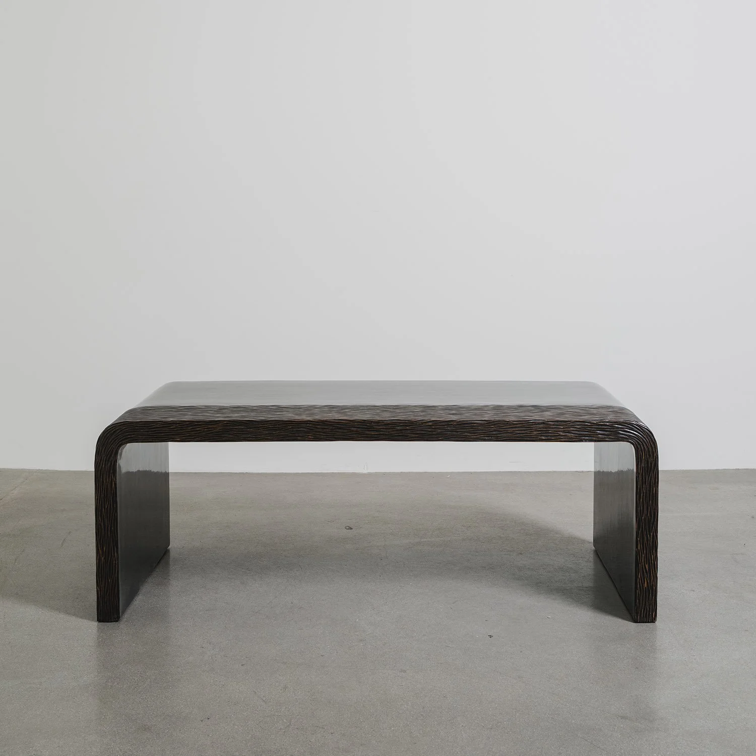 Pleats Coffee Table | Black Lacquer