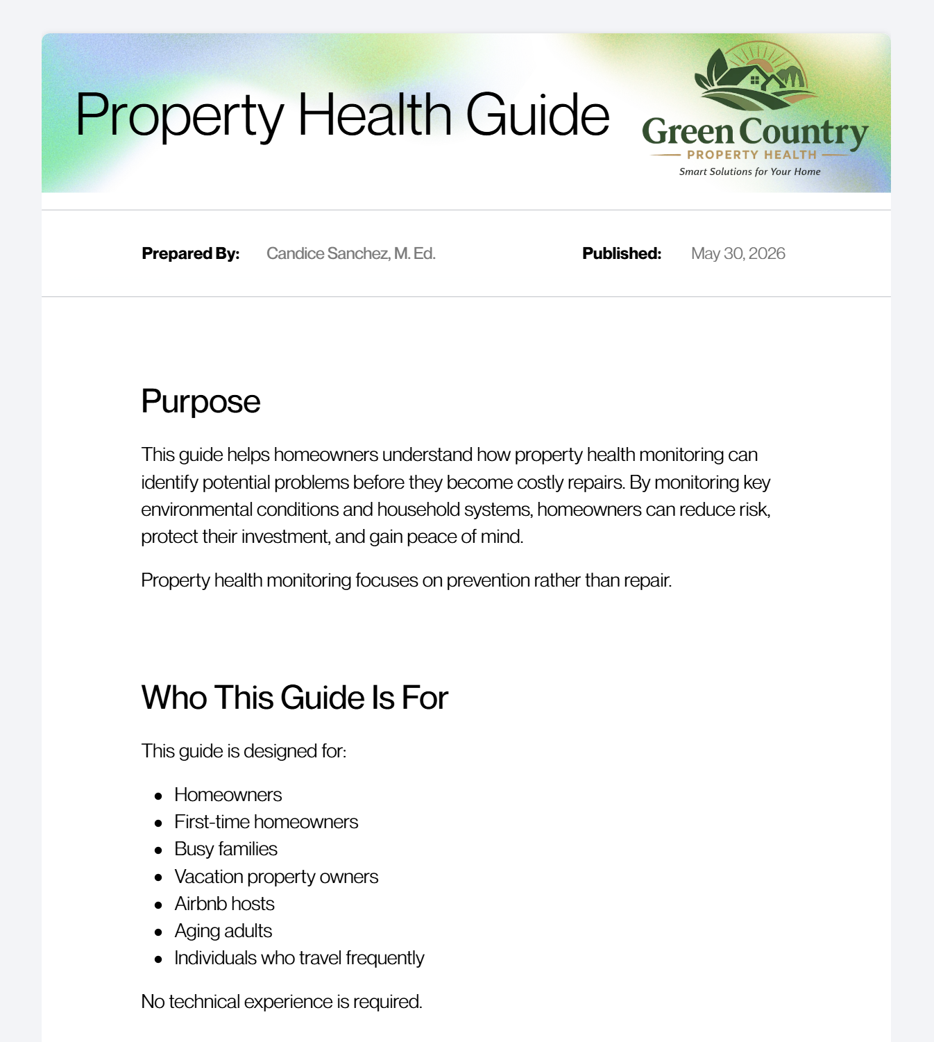 Property Health Guide
