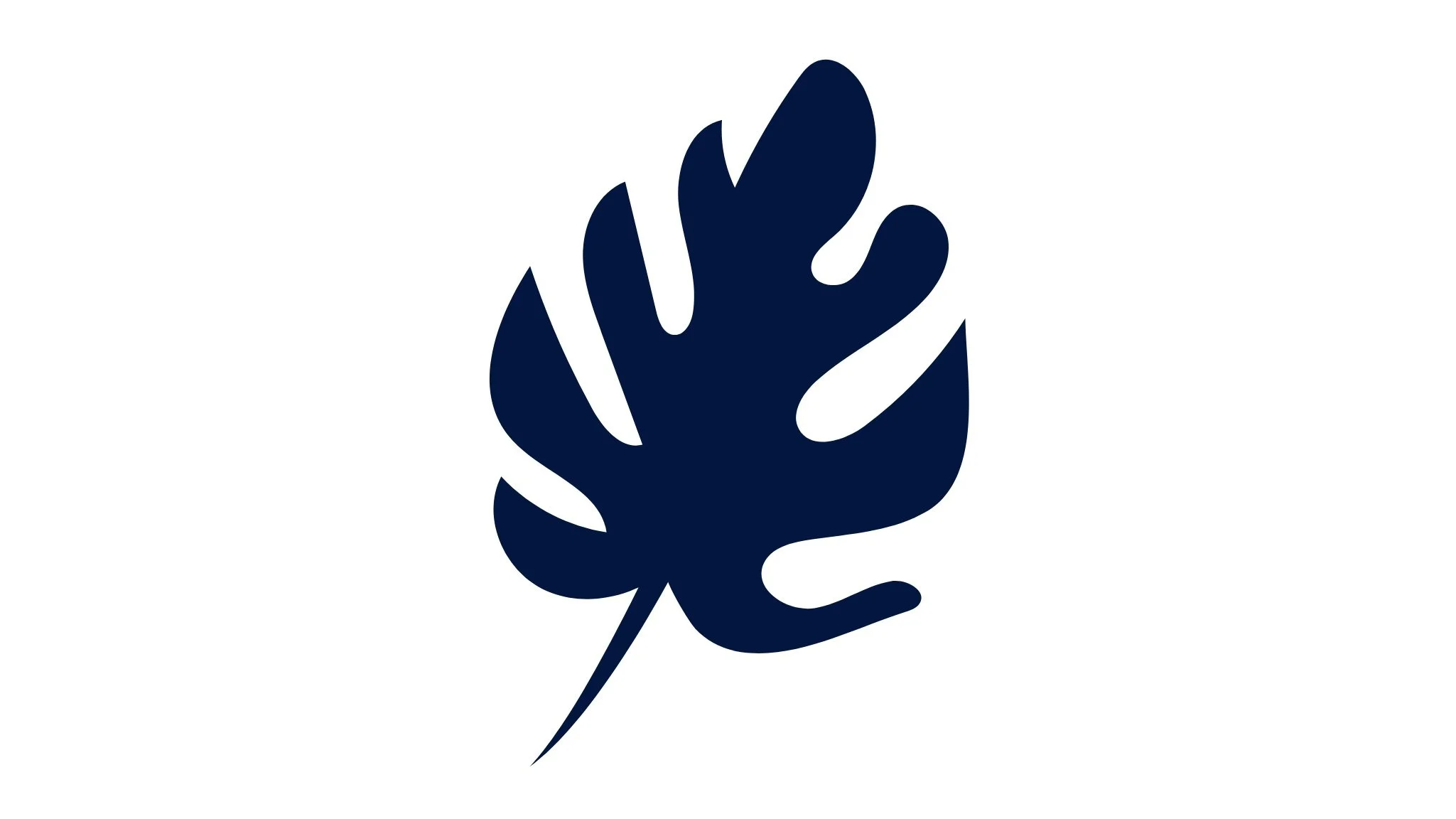 Stylized navy blue silhouette of a hand holding a rose.