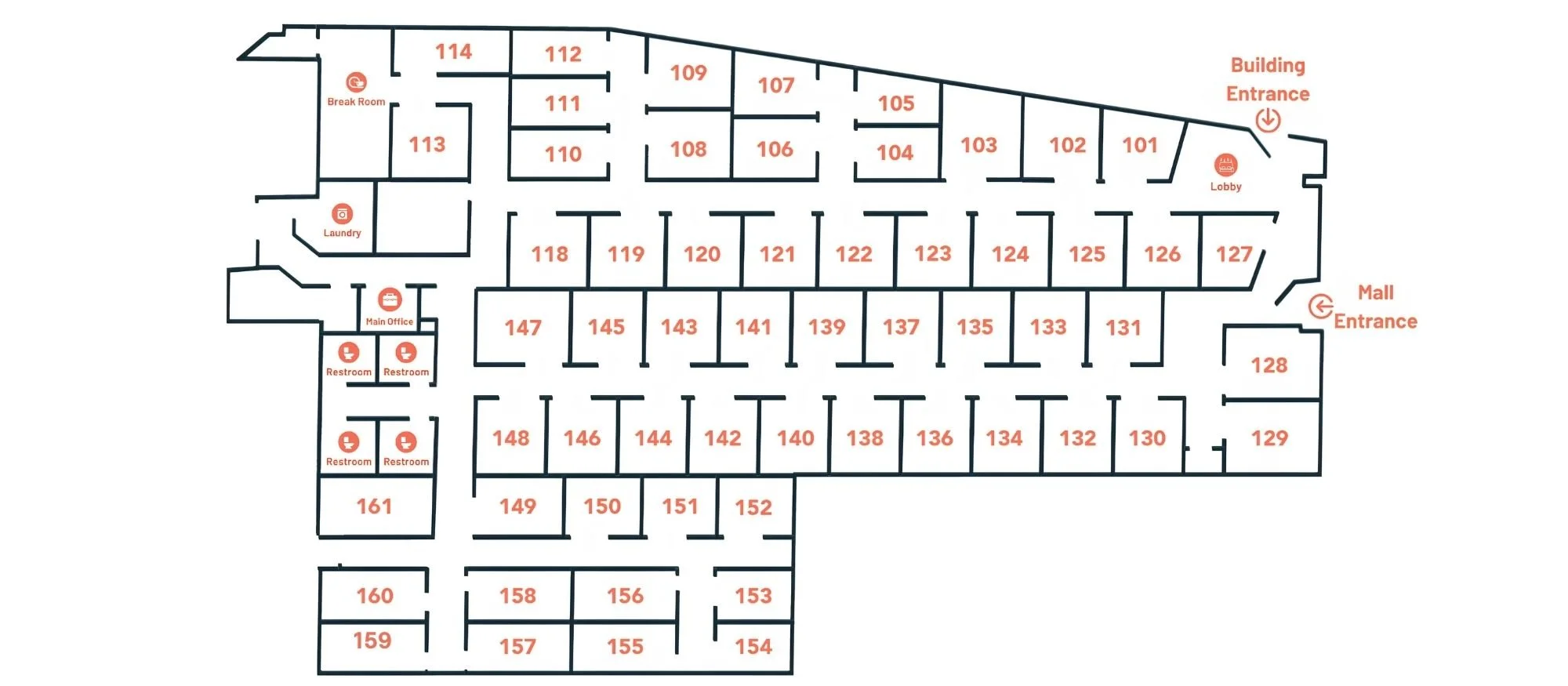 Avena Salon Suite Floor Map