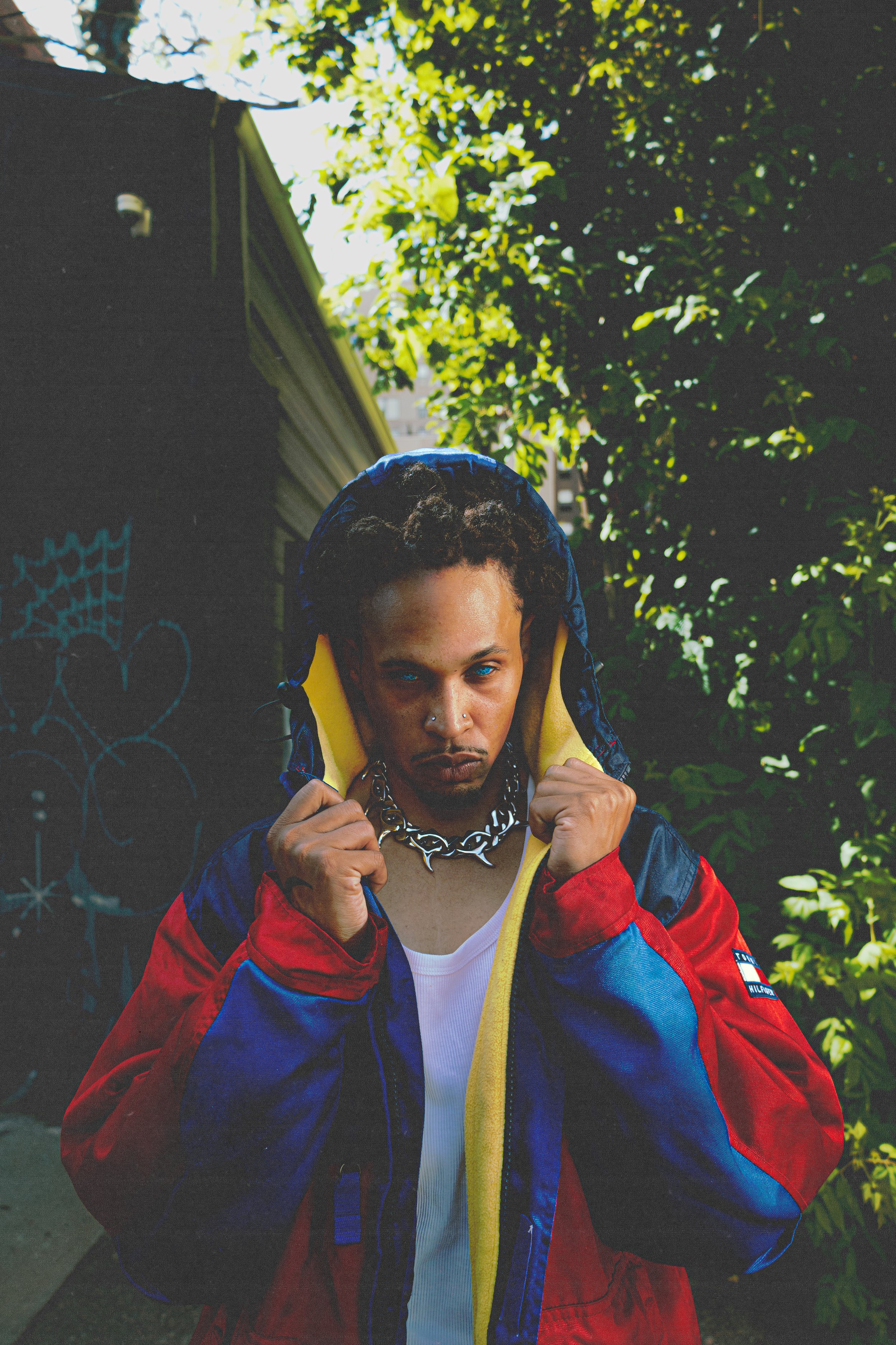 Denver Music Artist and Rapper Ason Yugen photographed by Denver Colorado photographer Vundrr (Yani or Aiyana) for album cover work, promotional shots etc