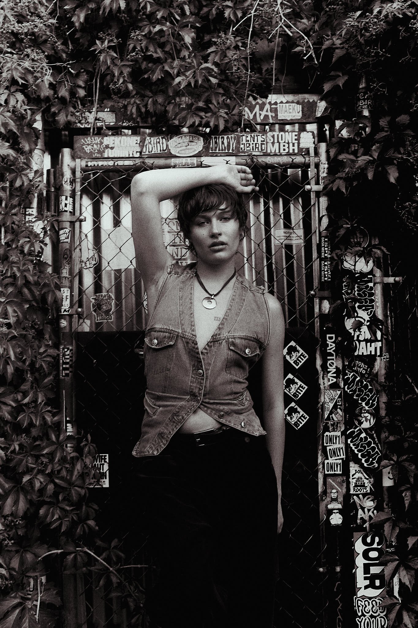 Talent and Model Brooklyn on camera by Denver editorial and portrait photographer VUNDRR (aka Yani or Aiyana) in RiNo Art District 