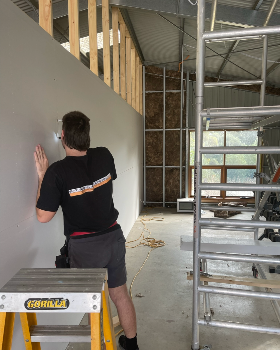 A gym and dance studio addition