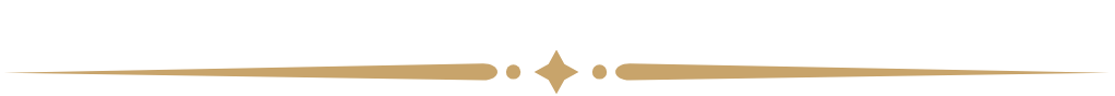Decorative gold line with star accents