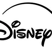 Close-up of the Disney logo in black text on a white background.