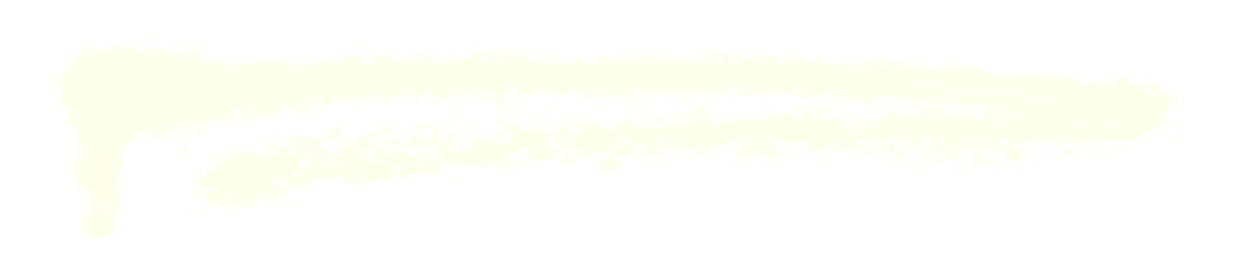 White paint splatter streak on a black background.