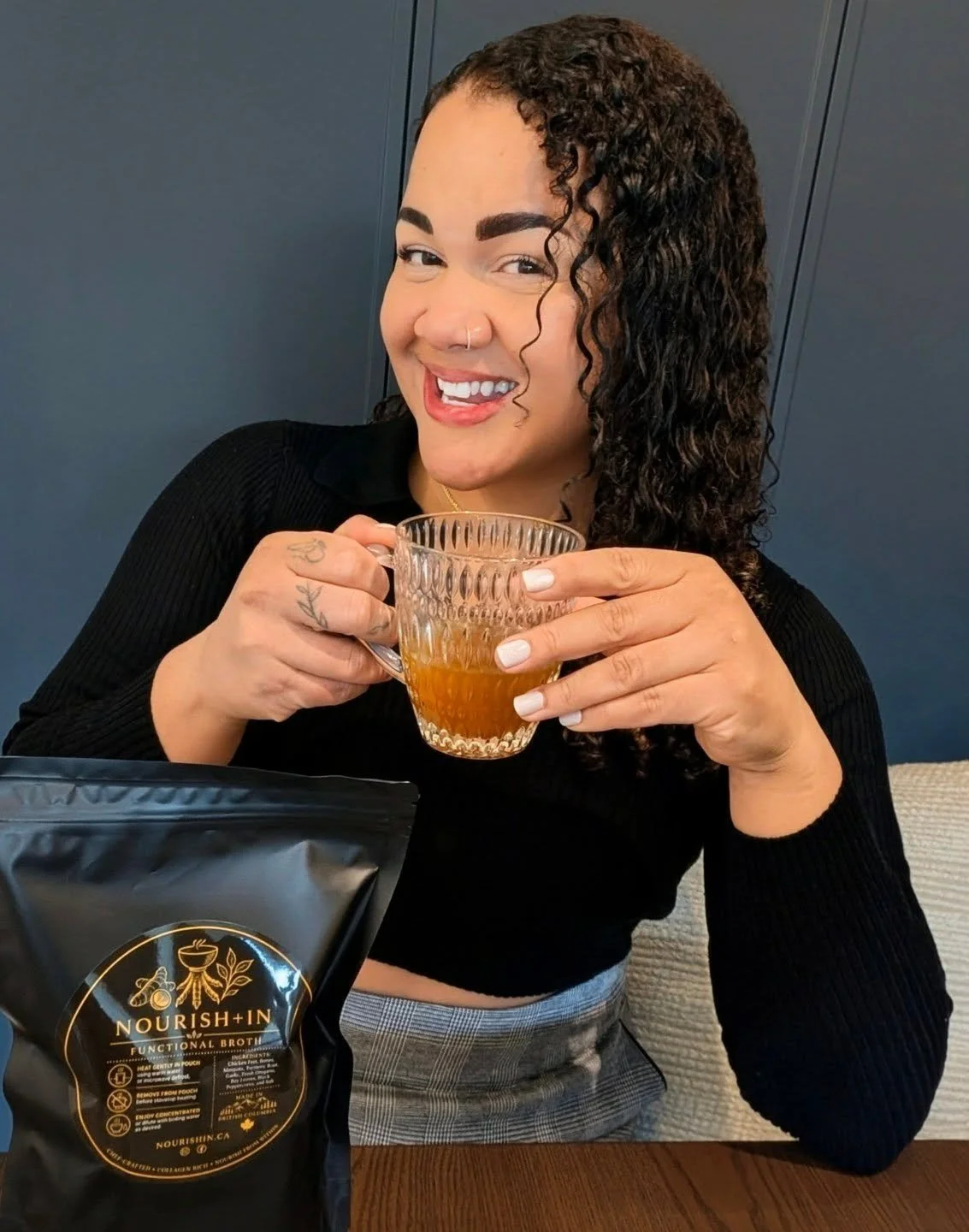 Hi. 😊
I figured it was probably time to put a face behind the broth.
I'm Mandy, a chef with over 15 years in the hospitality industry,  wellness enthusiast, and the founder of NOURISH+IN.

This little business started from a love of cooking, nutriti