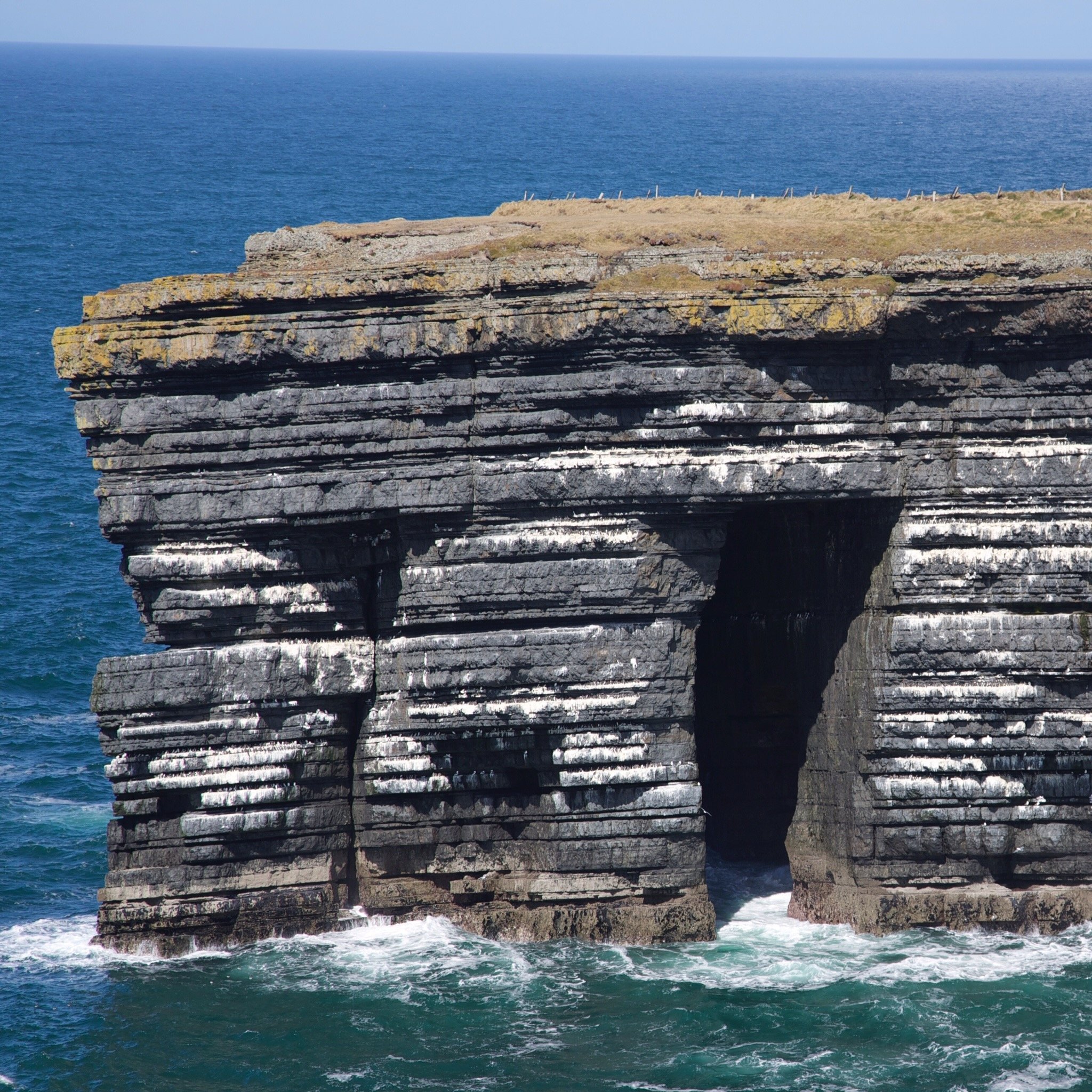 The deepwater Ross Sandstone exposed at Loop Head. In this medial-distal fan setting it is dominated by sheet packages.