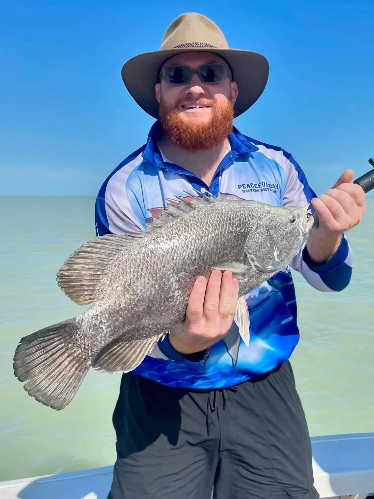 Another triple tail on Broome Fishing charter.