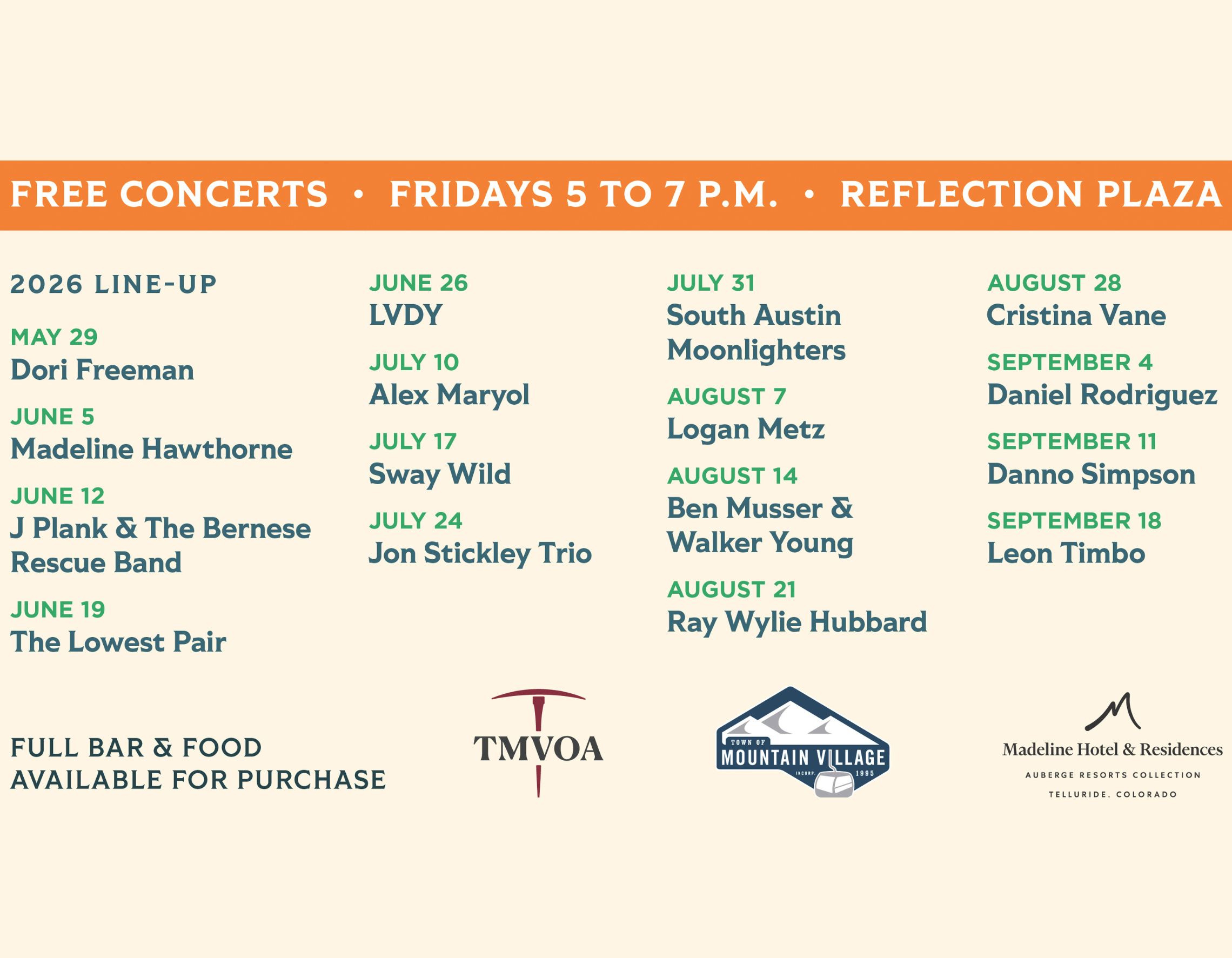 Music on the Green Summer Concerts