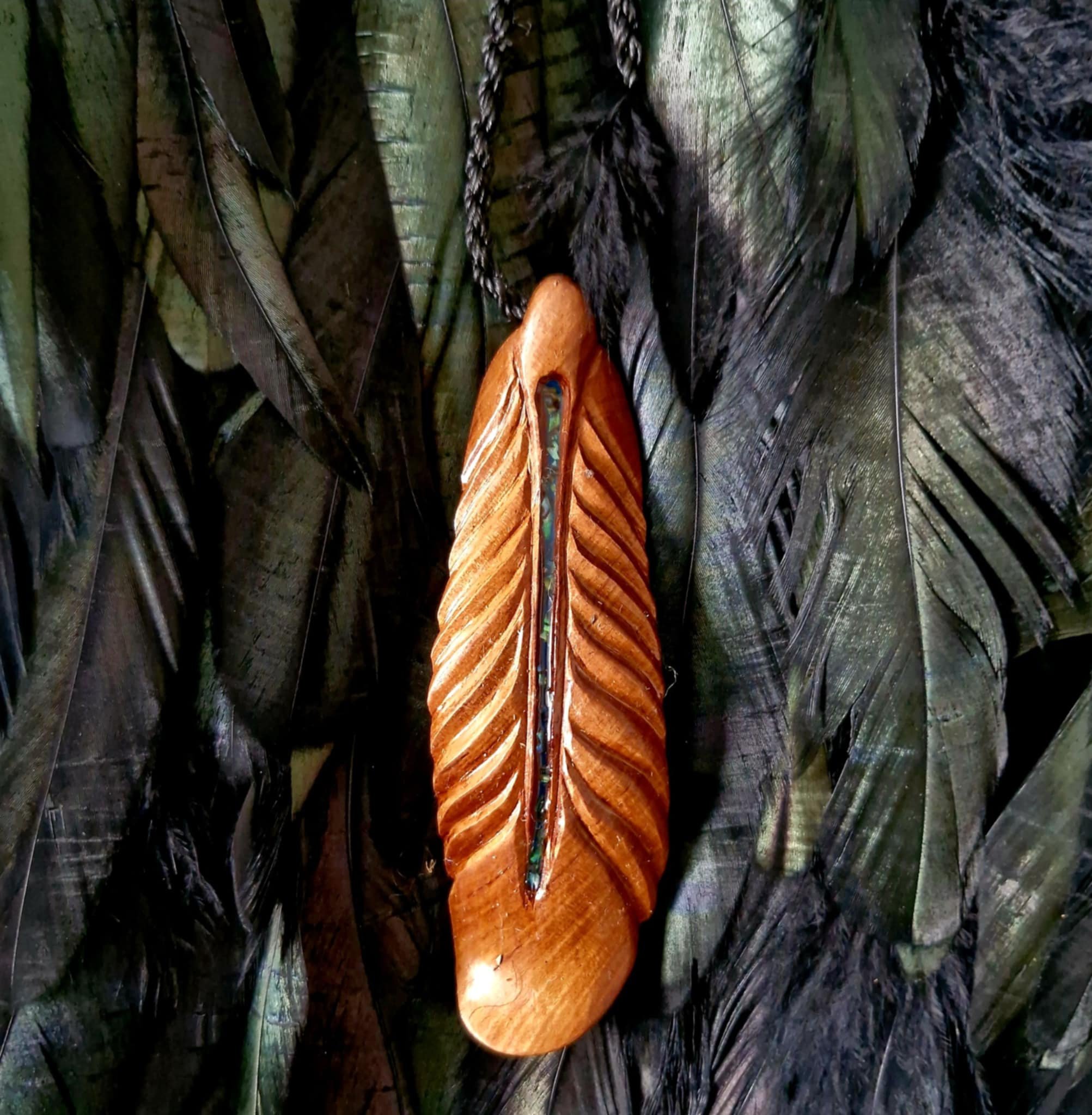 Feather pendant
