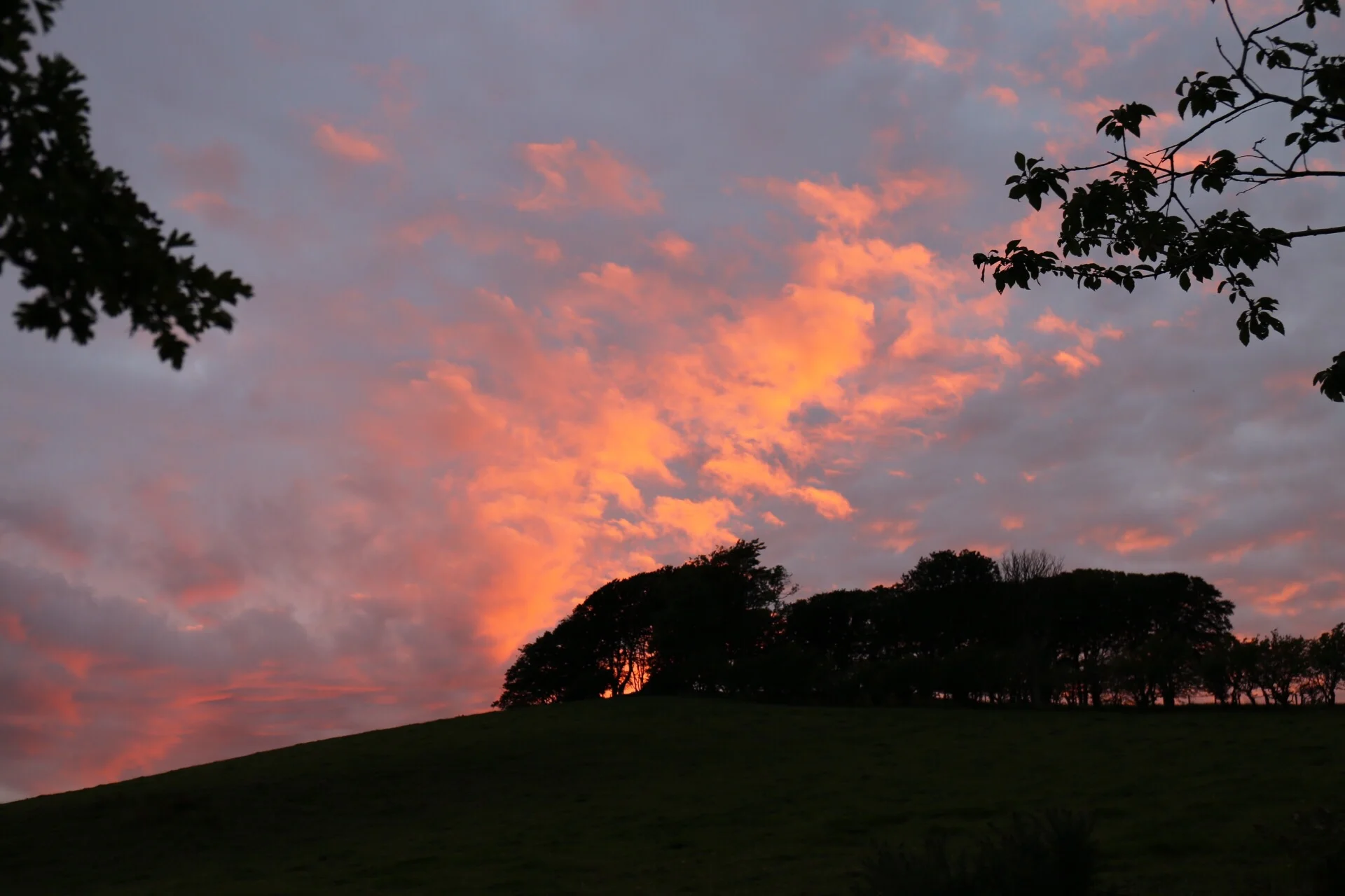 Sunset over Twynholm