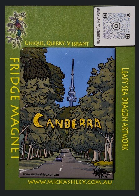 Fridge Magnet - Canberra [David Street]