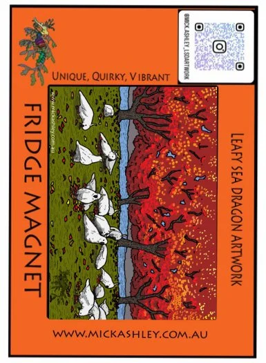 Fridge Magnet - Autumn Lunch