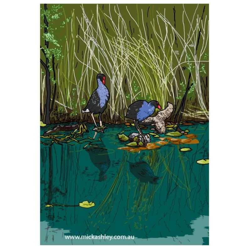 Wading In