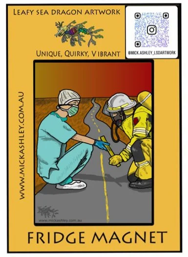 Fridge Magnet - The Road Ahead