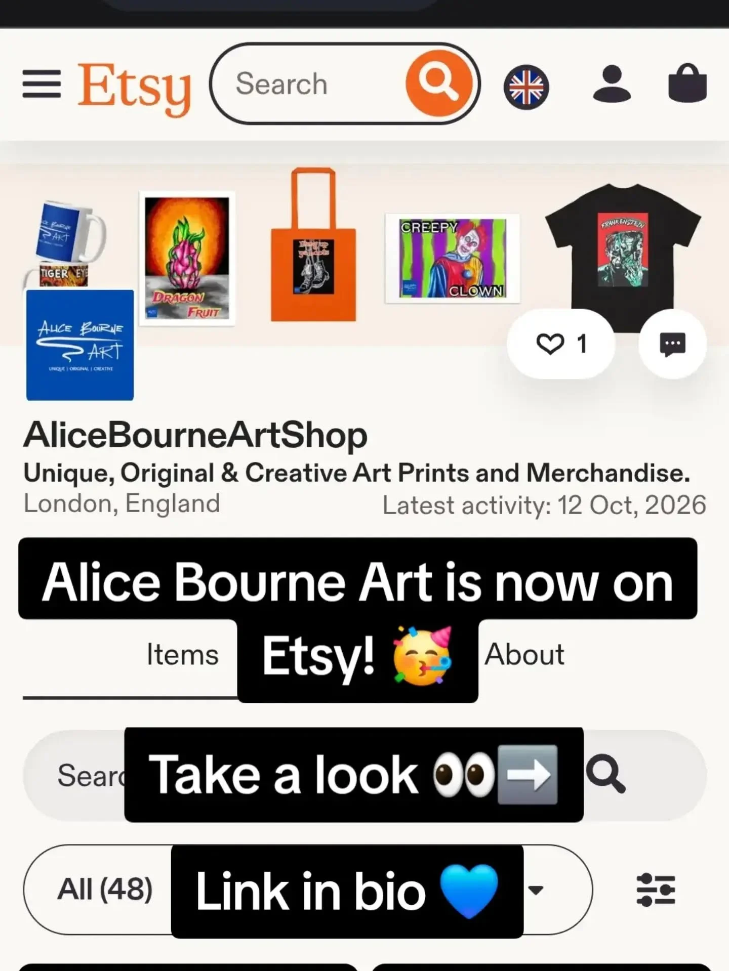 Exciting news! You can now find Alice Bourne Art products on Etsy! 😁

Swipe through these pictures for a sneak peek at what's in the new shop 🖌️

If you like my art, please consider making a purchase and sharing it with your friends! Your support m