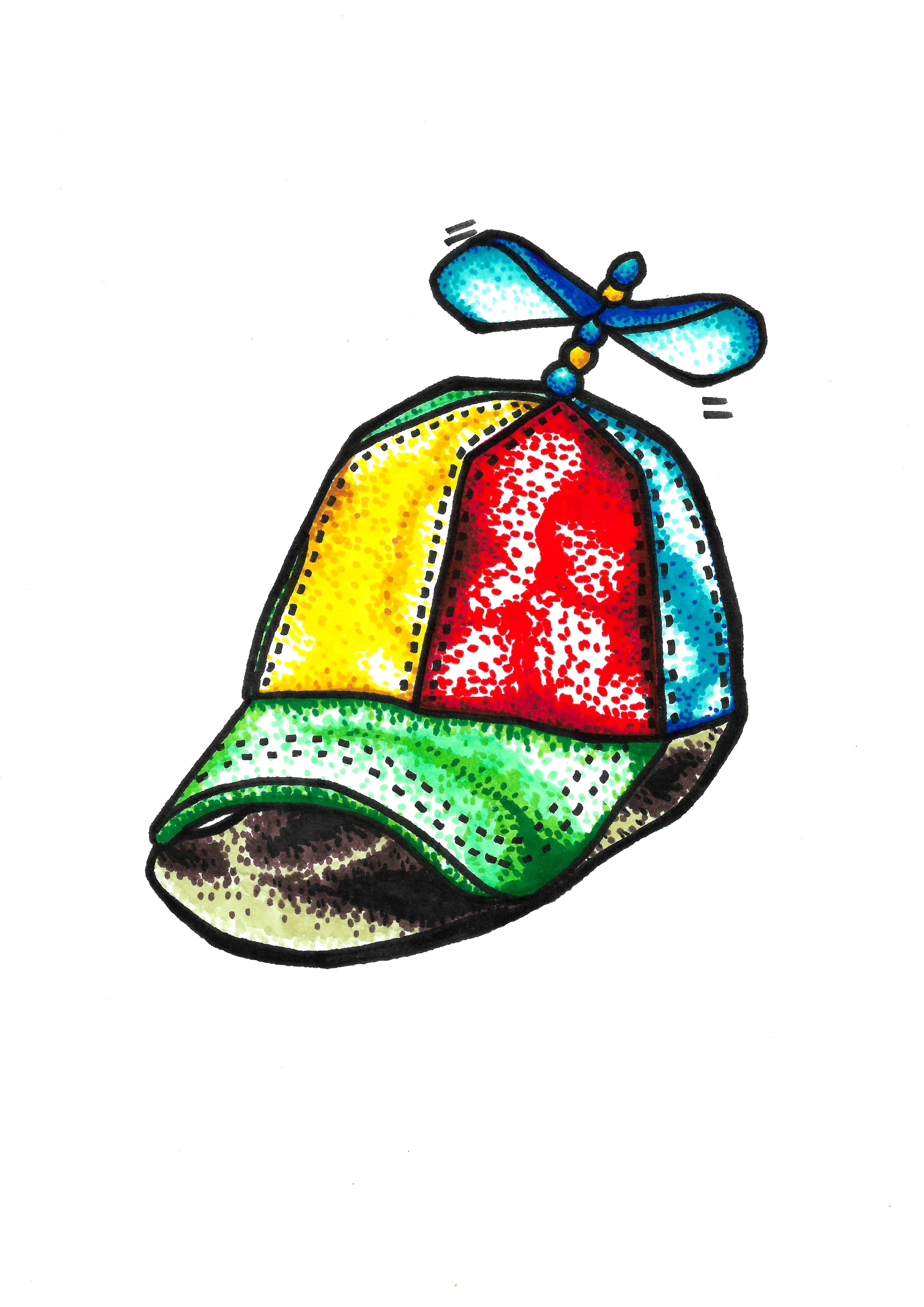 Propeller Hat (Marker Pen)