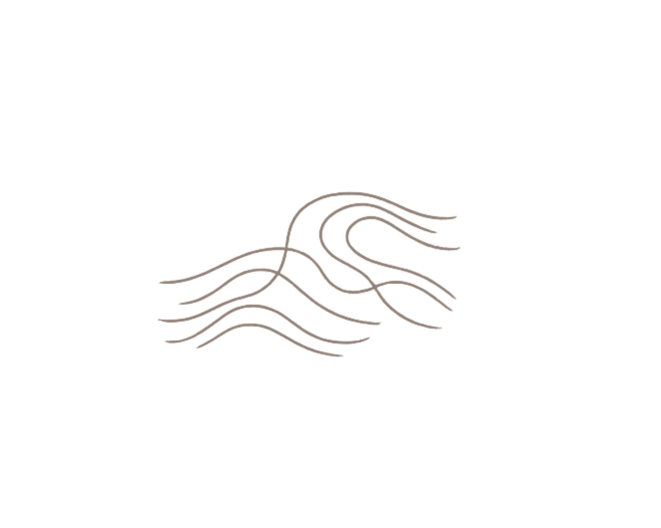 A wave illustration for a wesbite design for Bend Oregon Real Estate Agent Chelsea Ortega.