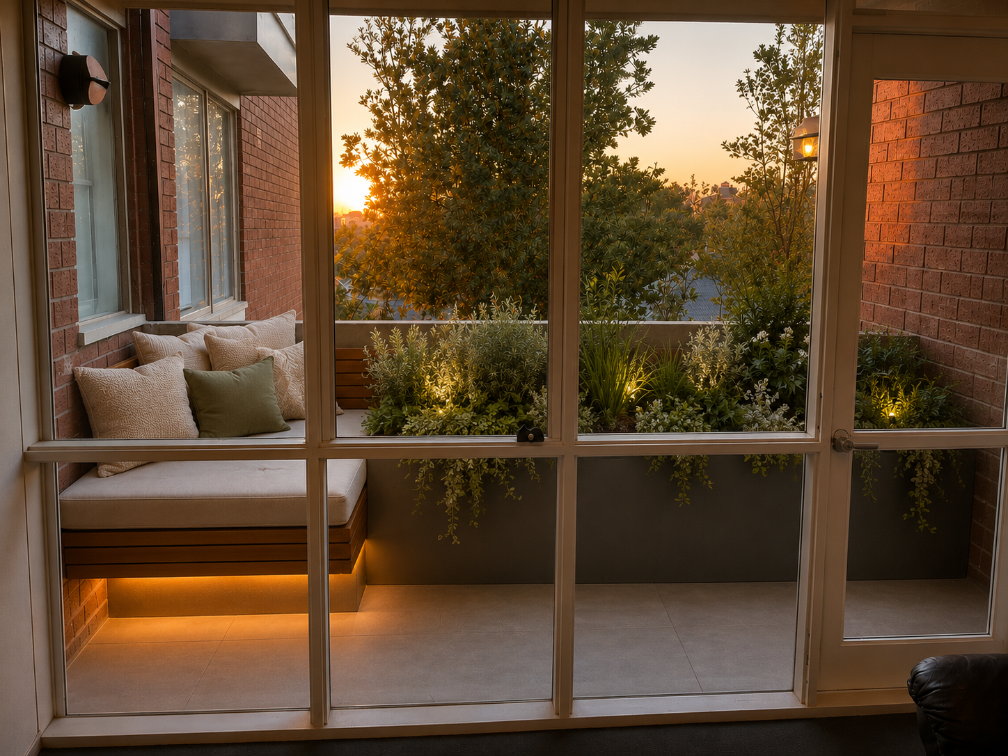Even the smallest balcony can become an urban oasis.