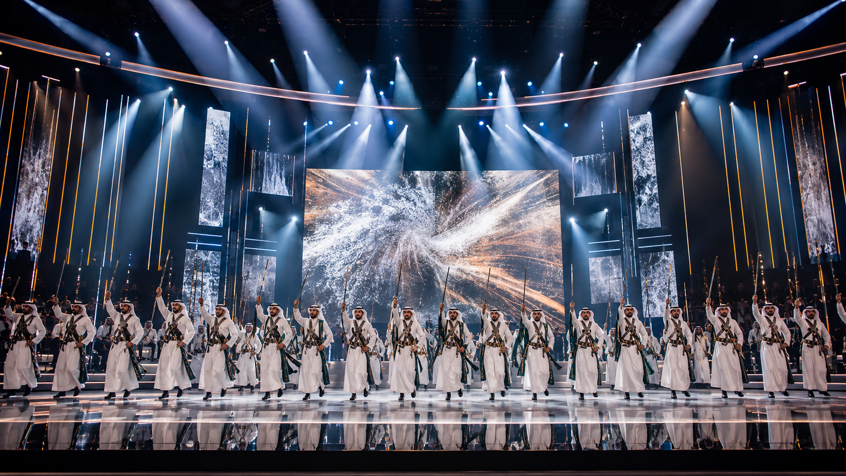National Celebration and cultural activation in saudi arabia