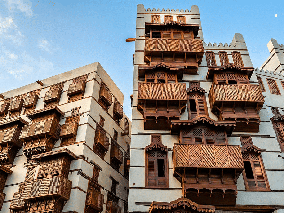 Historic Jeddah Al-Balad, UNESCO World Heritage district, traditional coral architecture