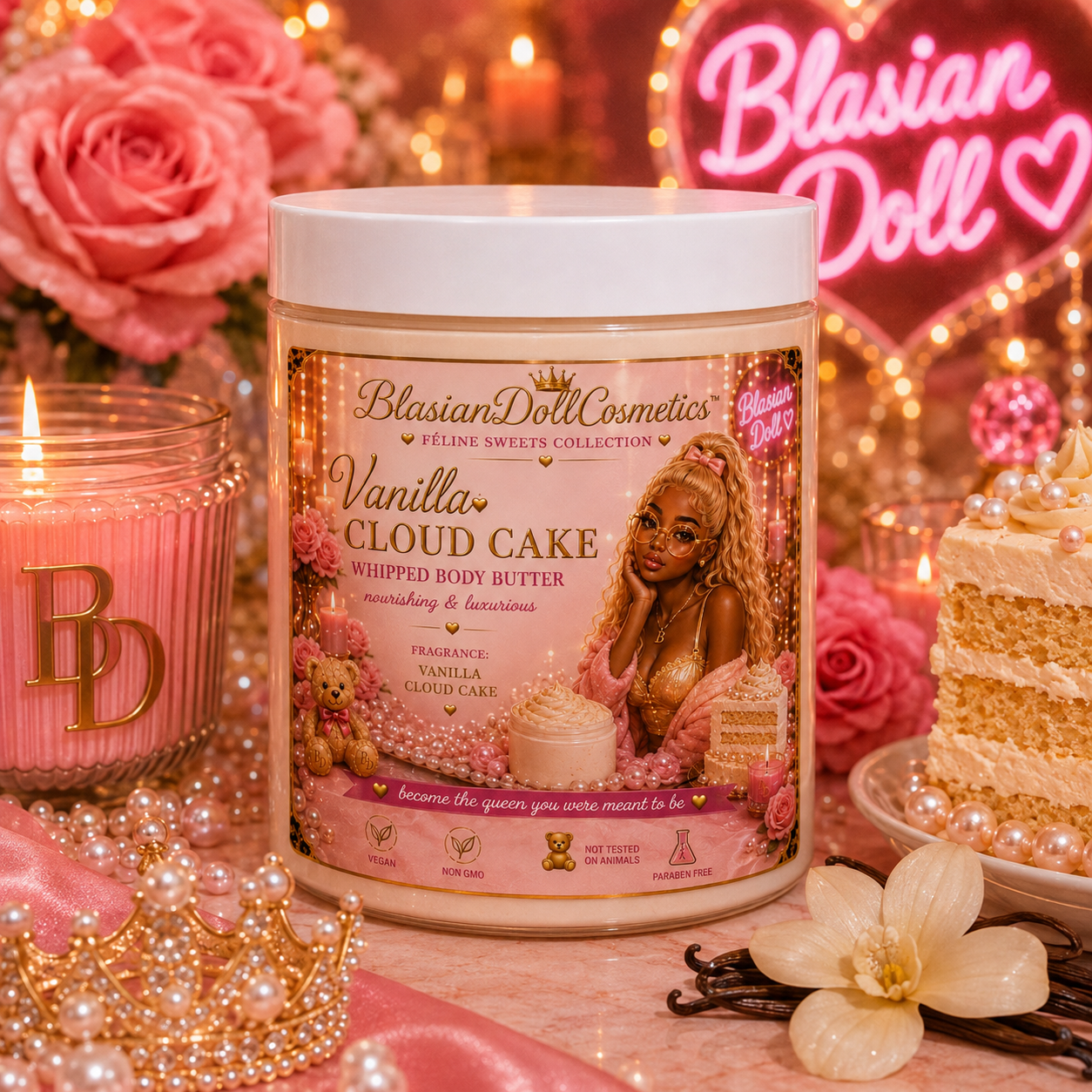 ✨Vanilla Cloud Cake🍦🥧| whipped body butter  | feline sweets collection ✨