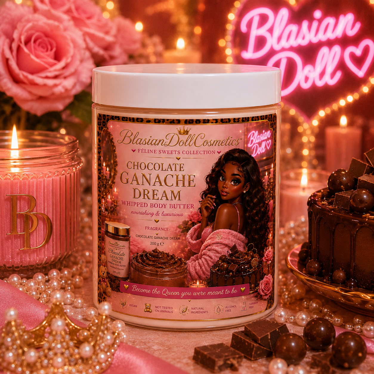 ✨Chocolate Ganache Dream 🍫🍫 | whipped body butter  | feline sweets collection✨