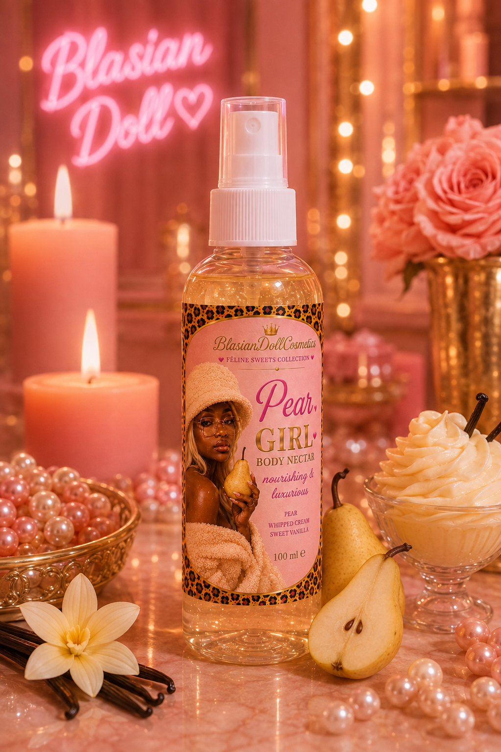 ✨glow body nectar✨ Pear Girl 🍐🍐 ✨ feline sweets collection ✨