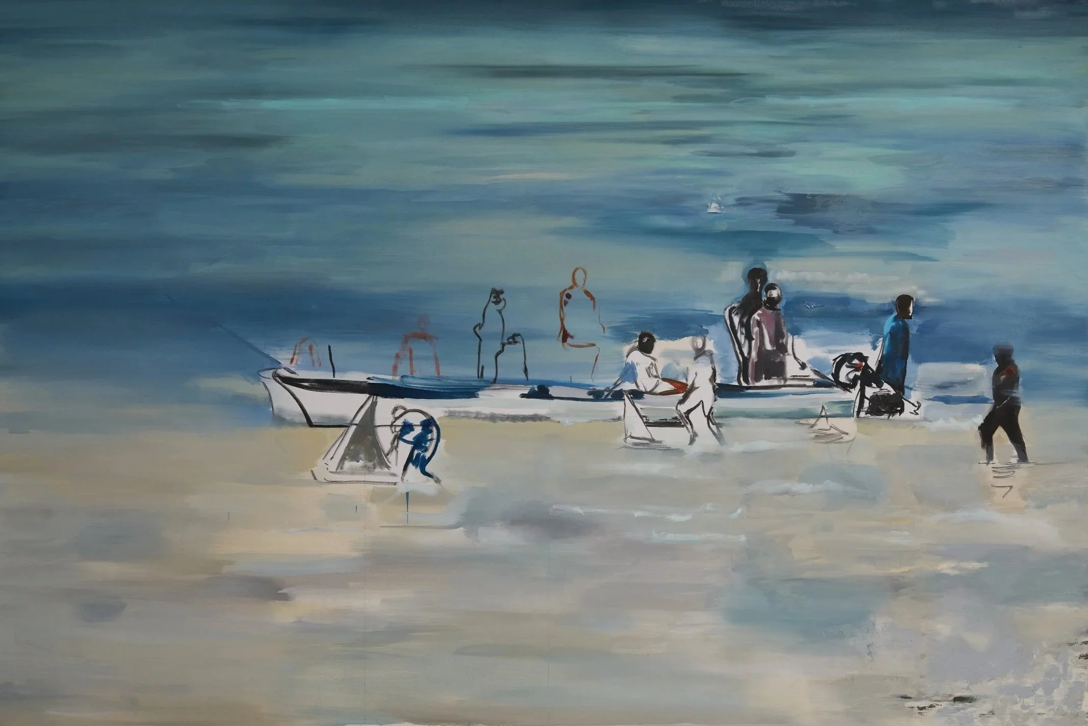 Homo Ludens IV, Oil on Canvas, 160x110 cm, 2025
