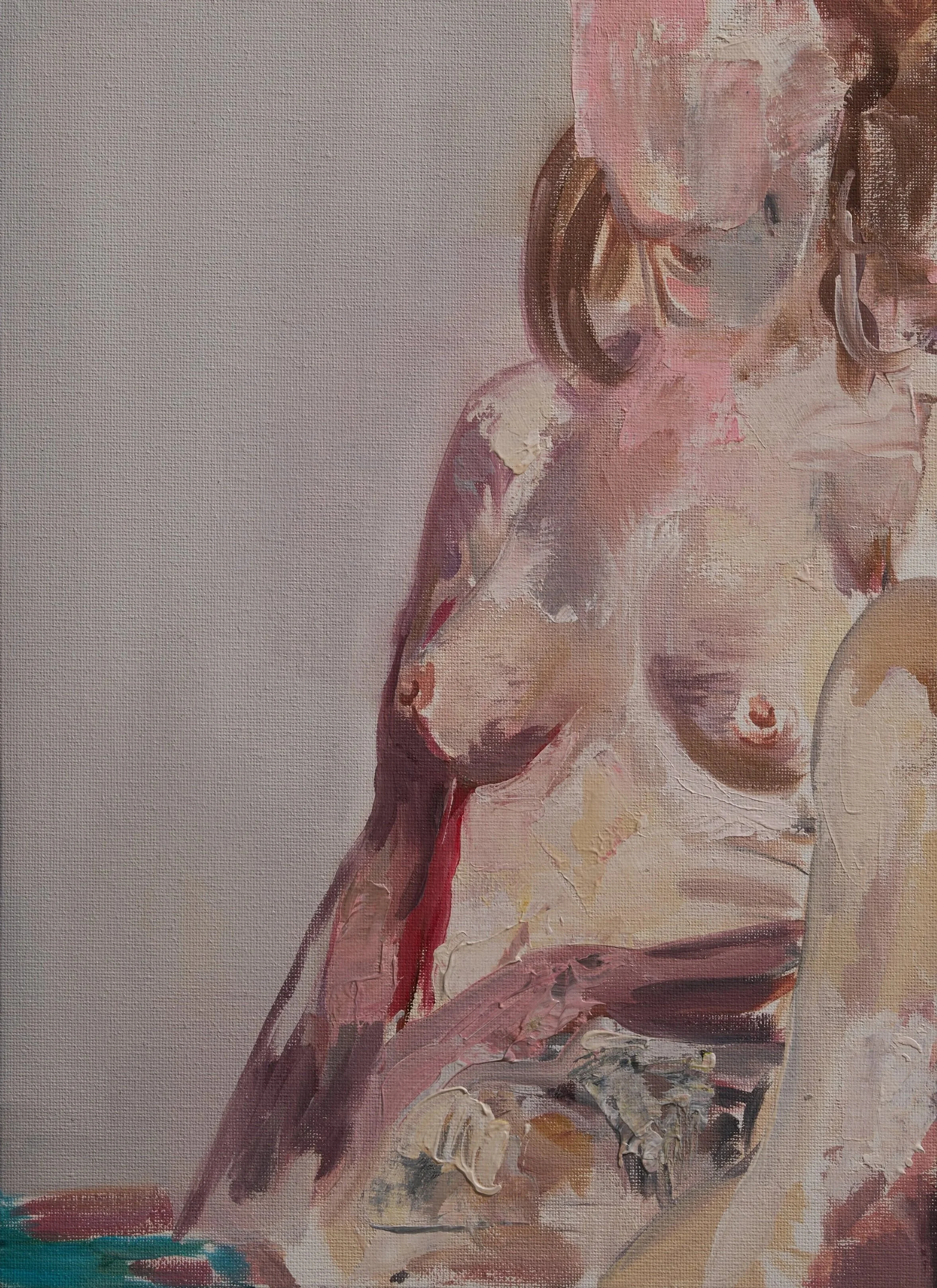 Untitled III, Oil on Canvas Board, dimensions, 2025