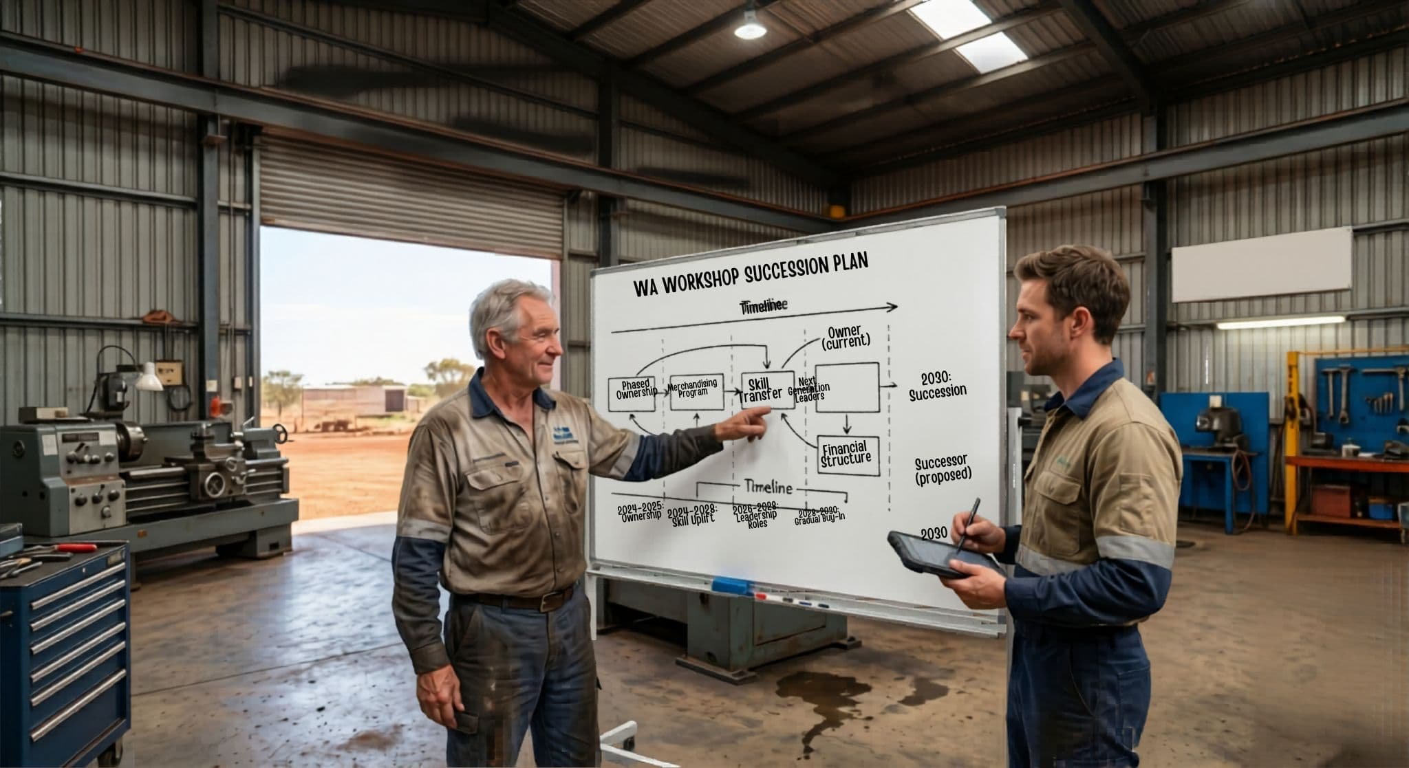 Passing the Spanner: How Western Australian Workshop Owners Can Master Succession Planning
