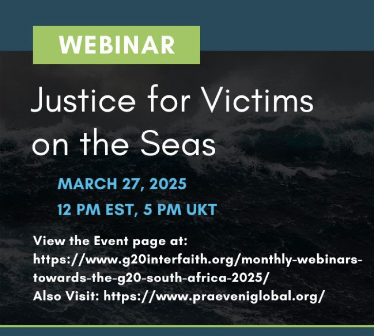 Webinar: Justice for Victims on the Seas