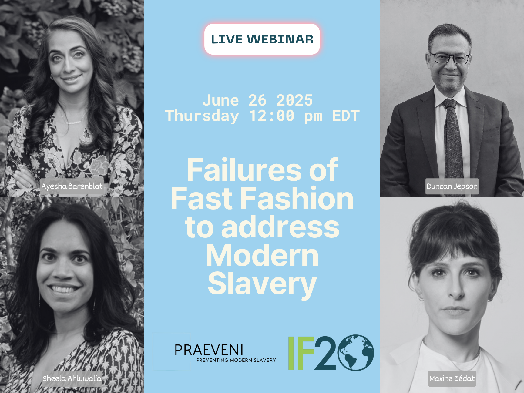 Webinar: Failures of Fast Fashion to address Modern Slavery