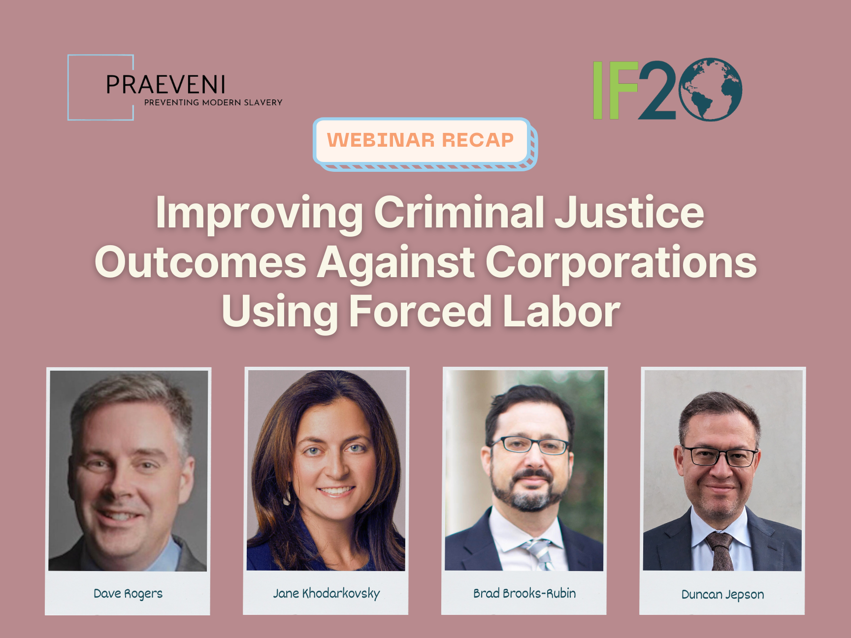 Webinar Recap: Improving Criminal Justice Outcomes Against Corporations Using Forced Labor