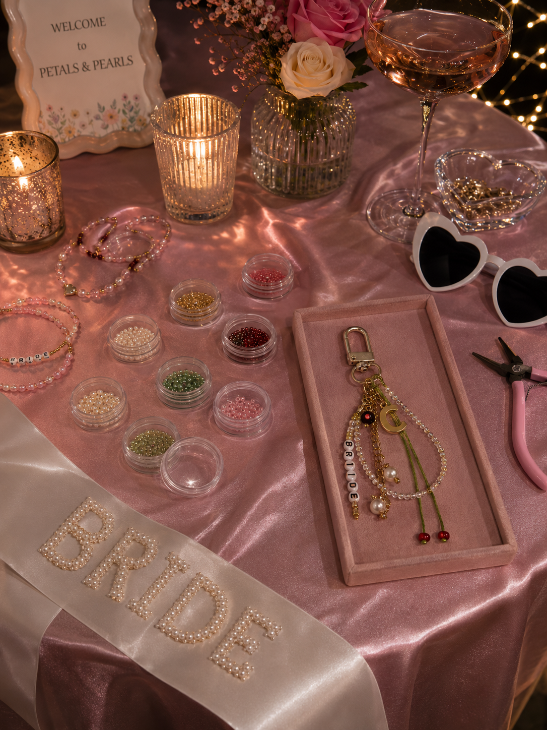 Host a creative jewellery-making experience for birthdays, bachelorettes, graduations, baby showers or special occasions. Perfect for gathering your favourite people and making something memorable.